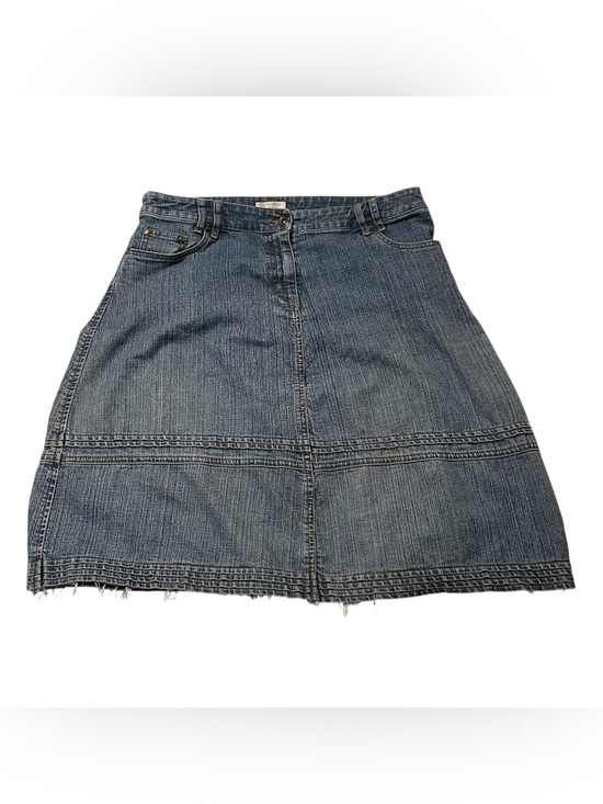 Christopher & Banks Dresses & Skirts - Christopher & Banks Washed Denim A-Line Skirt - Blue